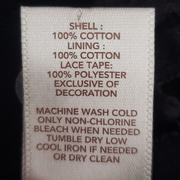 Loft Outlet Black Eyelet A-Line Tassel Hem Smock Waist Skirt - Picture 8 of 8